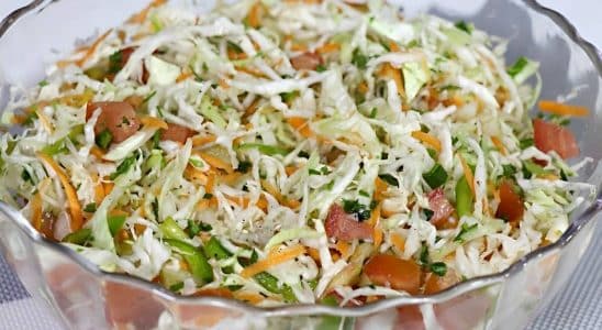 Salada De Repolho Simples