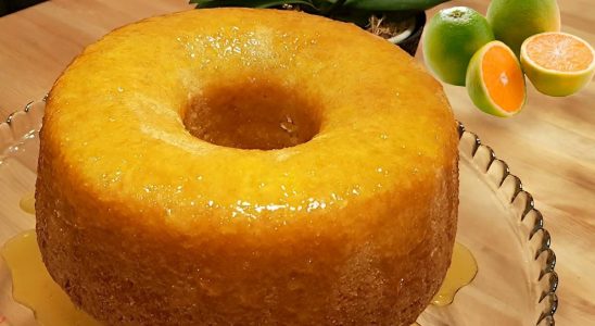 Bolo De Laranja De Liquidificador