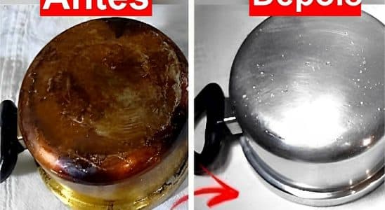 Como limpar panelas queimadas