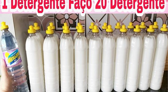 detergente caseiro