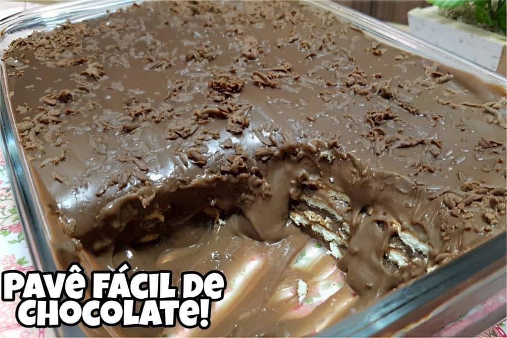 Pavê De Chocolate Fácil
