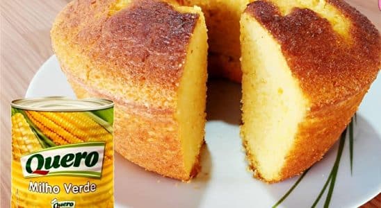 Bolo De Milho Com Milho De Latinha