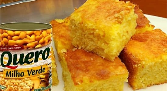 Bolo de milho de latinha