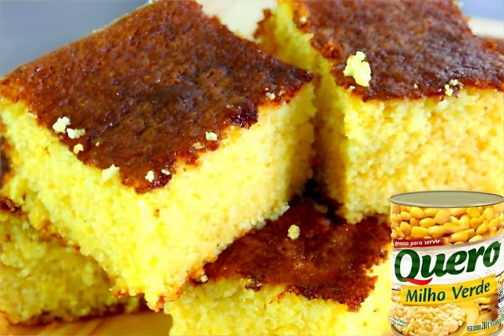 Bolo De Milho Sem Farinha