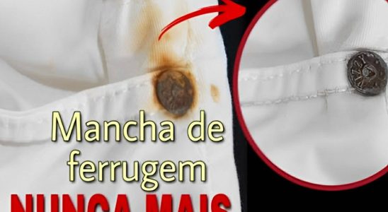 Como tirar manchas de ferrugem