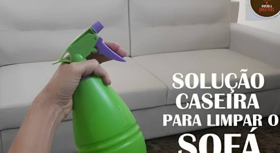 Misturinha Caseira Para Limpar Sofá