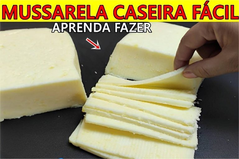 Se você tem leite em casa já pode fazer nossa receita de mussarela