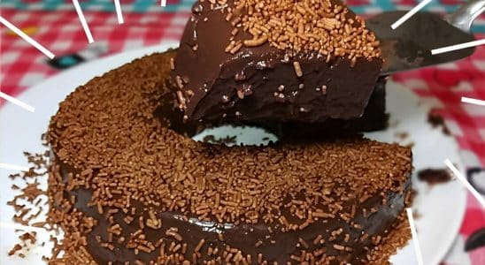 Pudim De Chocolate Que Não Vai Ao Forno