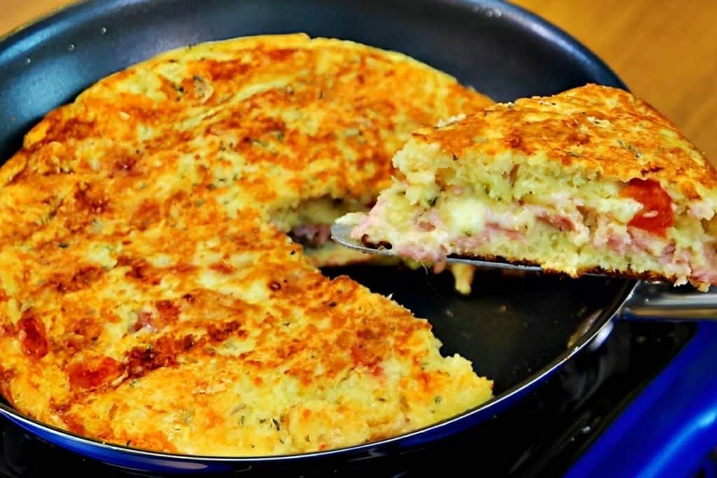 Torta De Frigideira Que Fica Pronta Em 10 Minutos