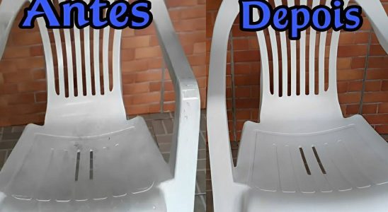 como limpar cadeiras de plástico
