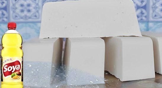 sabão com óleo usado