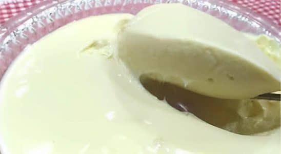 Sobremesa de liquidificador