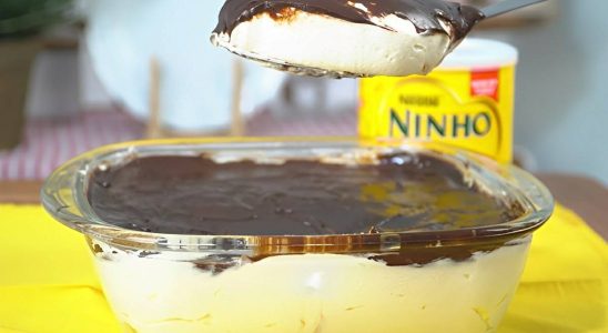 sobremesa gelada de leite ninho
