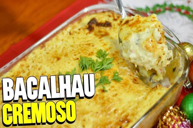 Bacalhau cremoso uma receita de bacalhau que rende muito e fica uma delícia