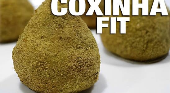 Coxinha Fit De Batata Doce Com Frango