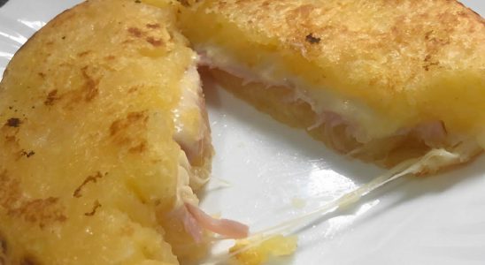 Lanche De Aipim De Frigideira