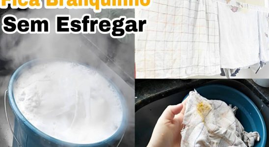 Misturinha Caseira Para Deixar Seus Panos De Prato Brancos