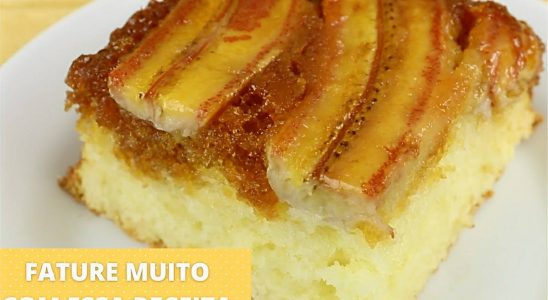 Bolo De Banana Caramelizado