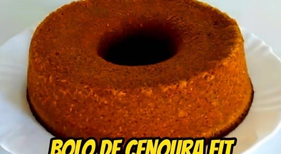 Bolo De Cenoura Fit