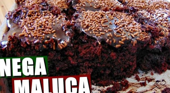 Bolo De Chocolate Nega Maluca