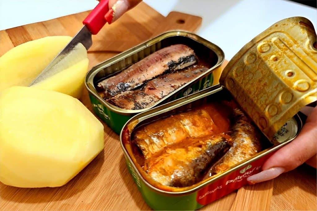 sardinha com batata