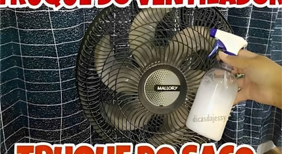 Misturinha Caseira Para Limpar Ventilador