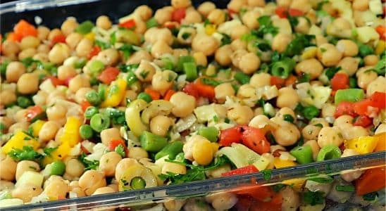 Salada De Grão De Bico