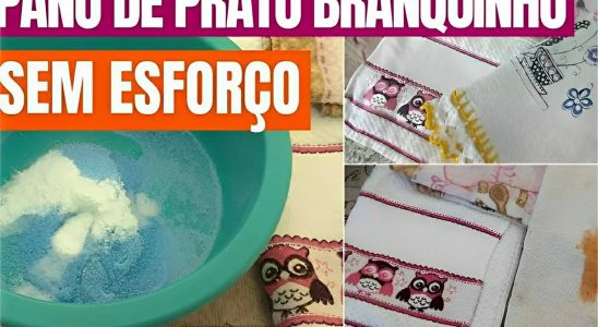 Misturinha Para Branquear Panos De Prato