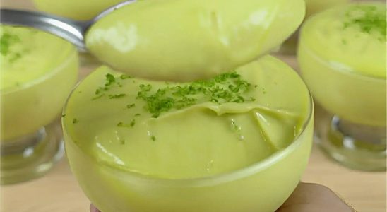 sobremesa de abacate