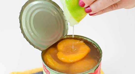 sobremesa de pêssego