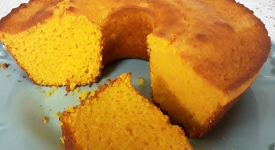 Bolo De Abóbora Com Coco