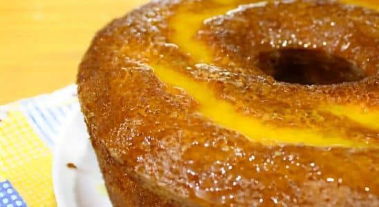 Bolo De Laranja De Liquidificador