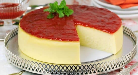 Cheesecake De Morango