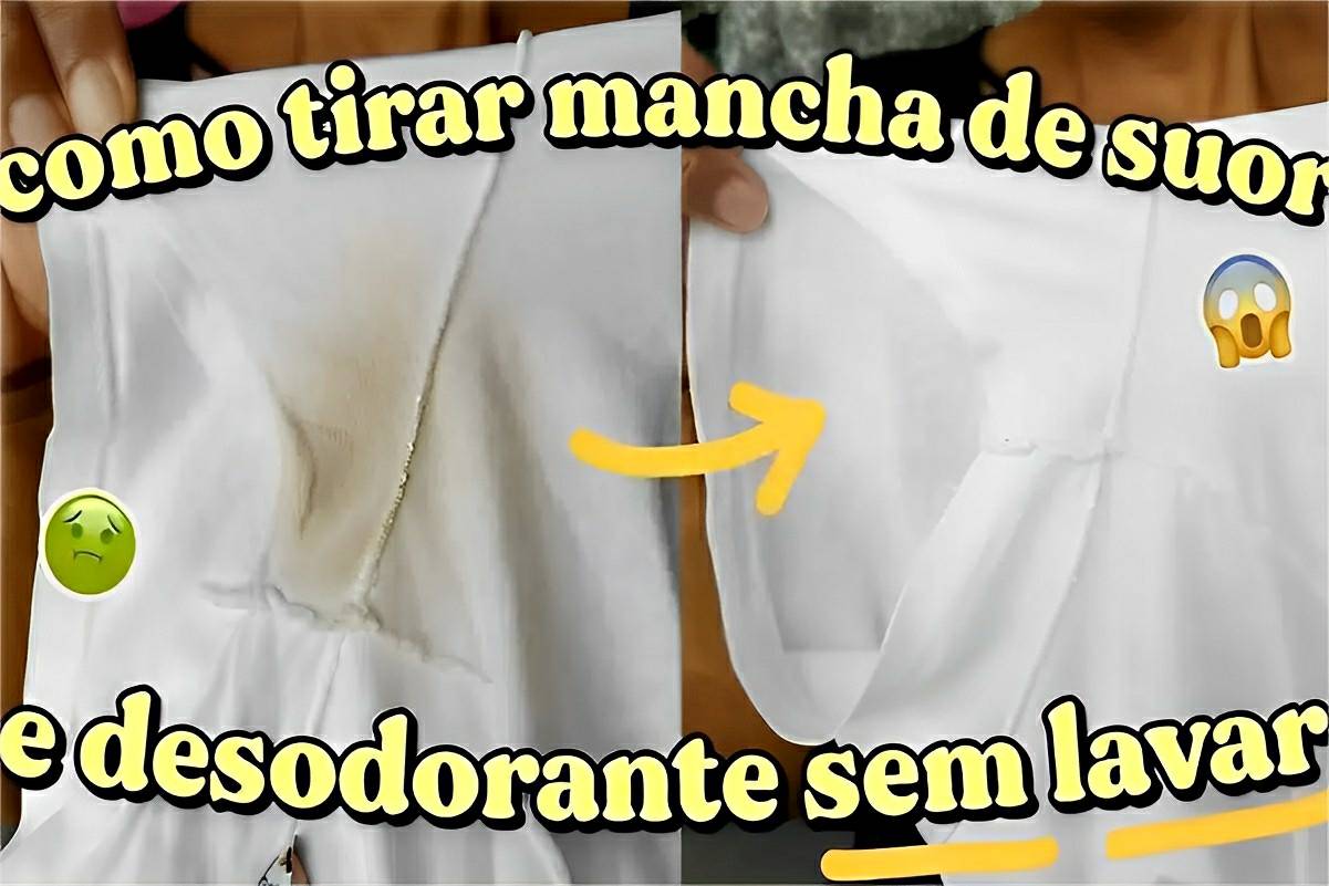 Como Tirar Manchas De Desodorante E De Suor De Camisas E Camisetas Seco E Sem Precisar Lavar