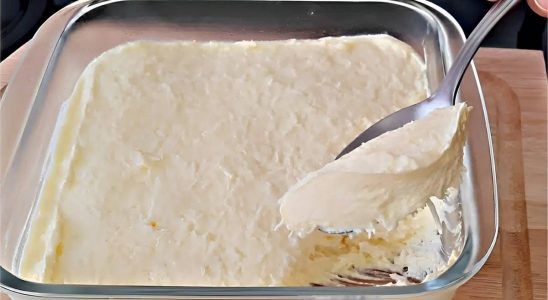 sobremesa de creme de leite