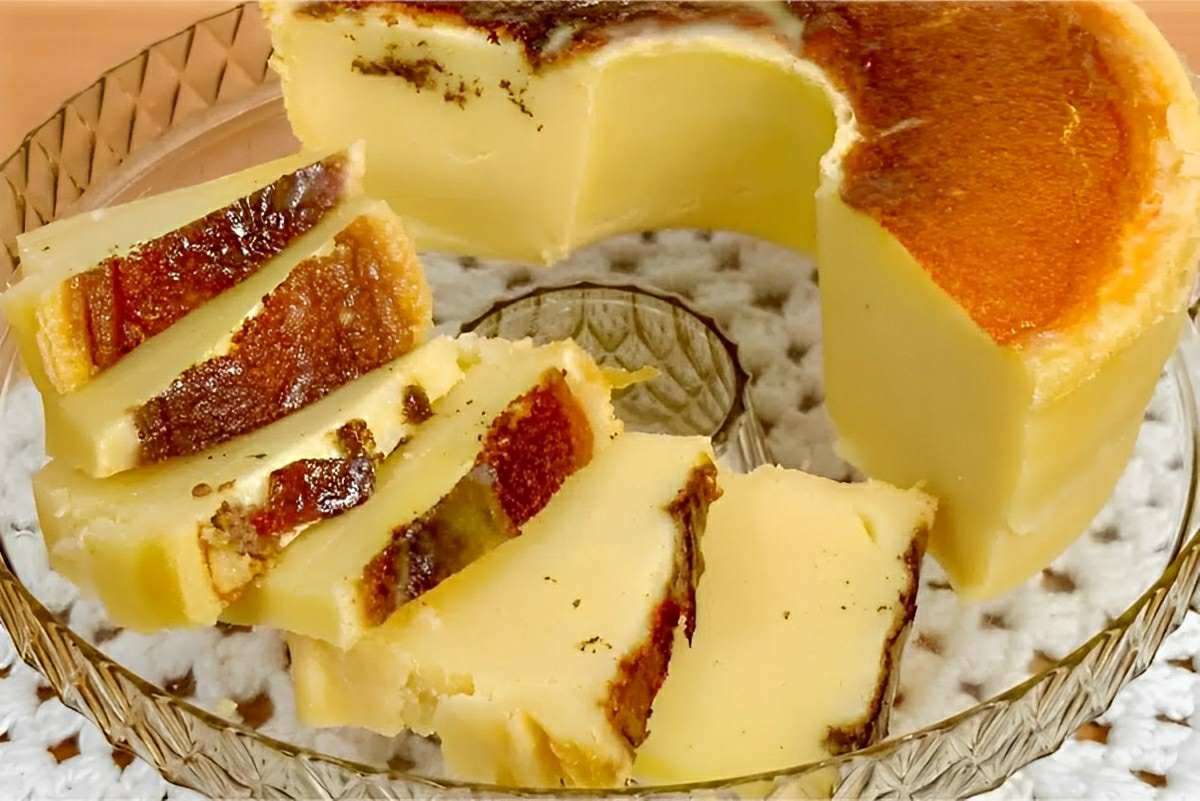 Bolo de leite delicioso e fácil de fazer é só bater os ingredientes no ...
