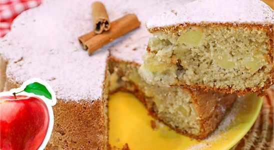 Bolo De Maçã Com Canela