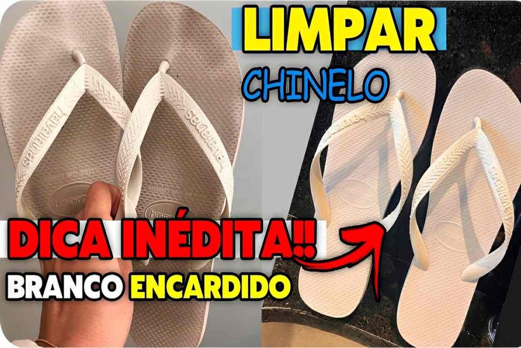 Como Limpar Chinelos Brancos