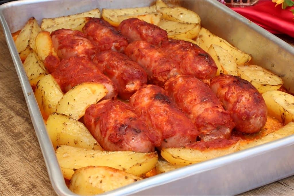 Linguiça Com Batata