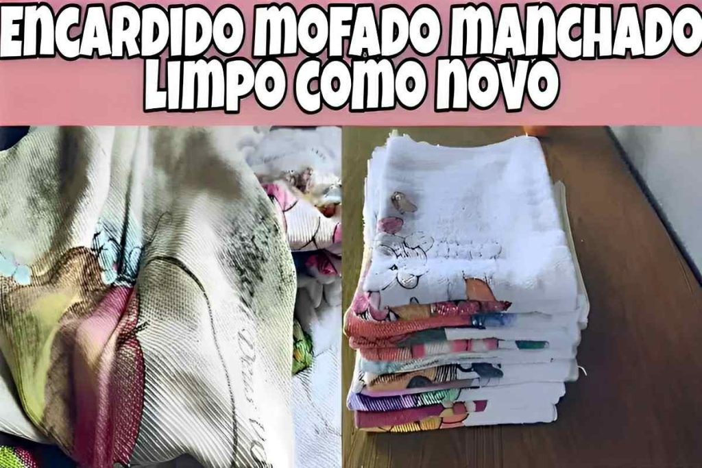 Misturinha Caseira Para Tirar Manchas De Panos De Prato