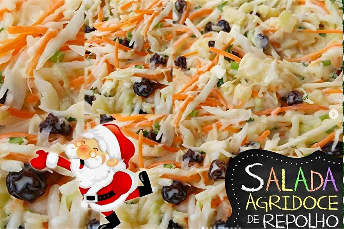 salada de repolho agridoce