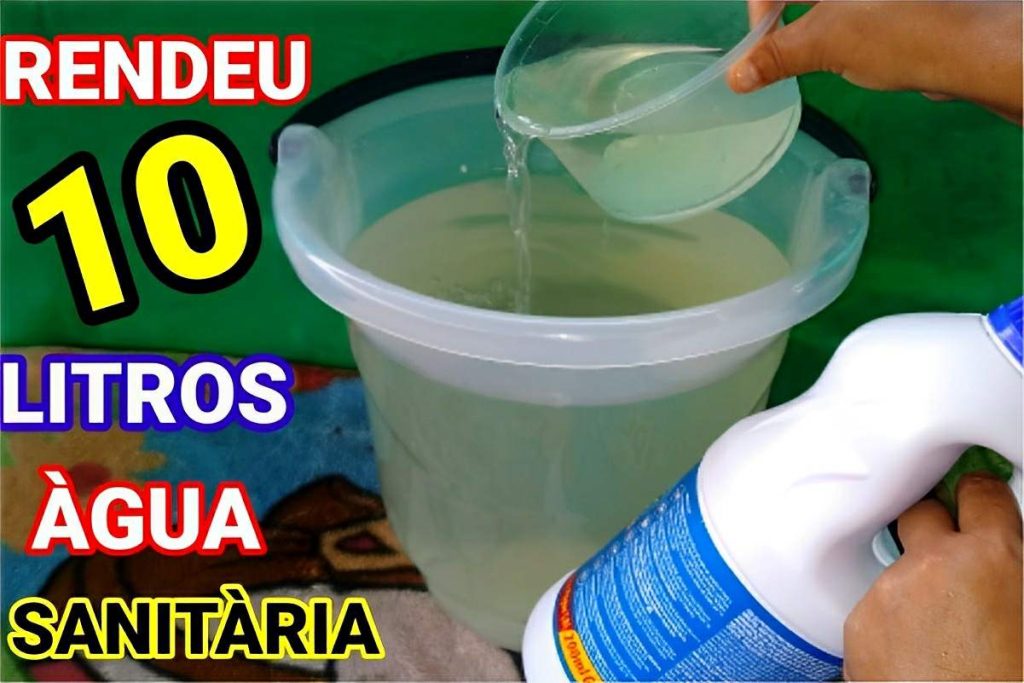 Água Sanitária Caseira
