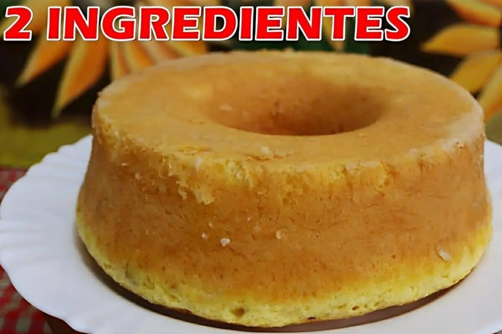 Bolo Com 2 Ingredientes