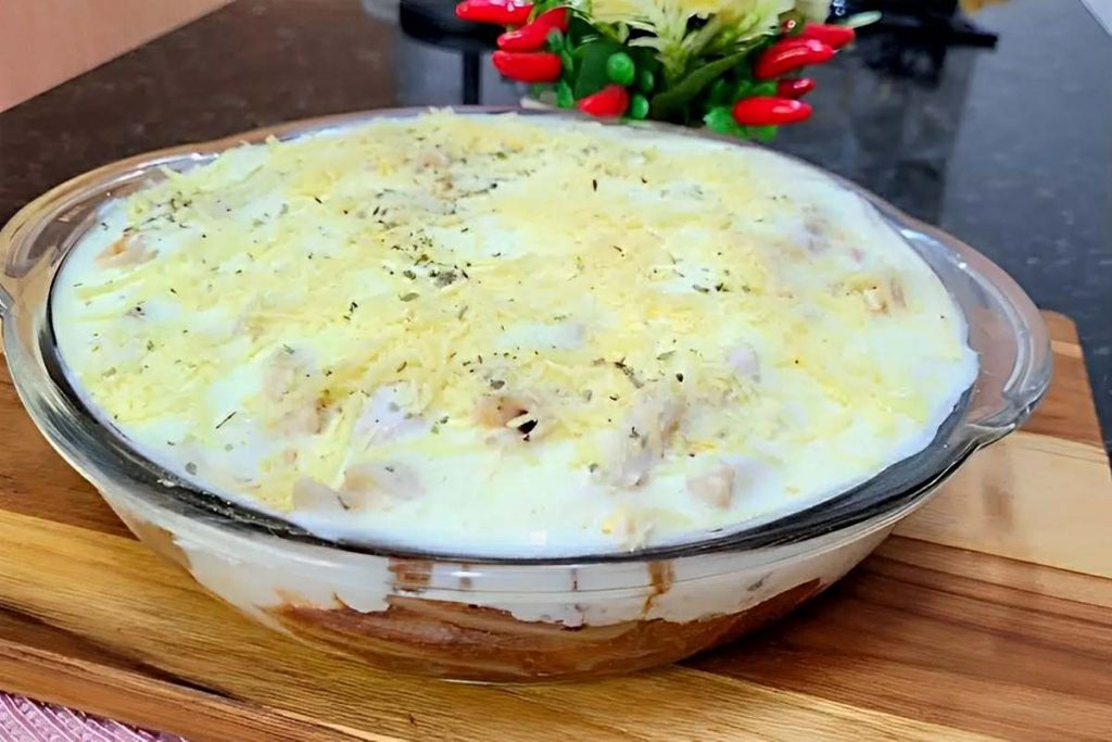 Macarrão Com Molho Branco