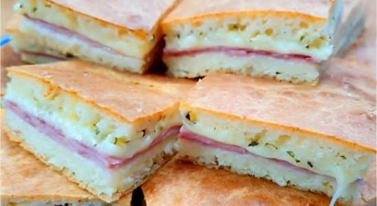 Torta De Presunto E Queijo