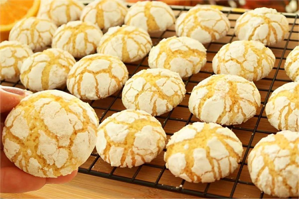 Biscoito Craquelado De Laranja