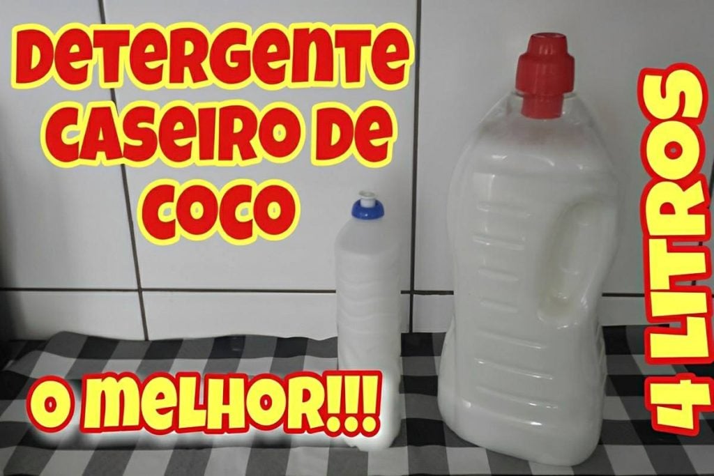 Detergente Caseiro De Coco