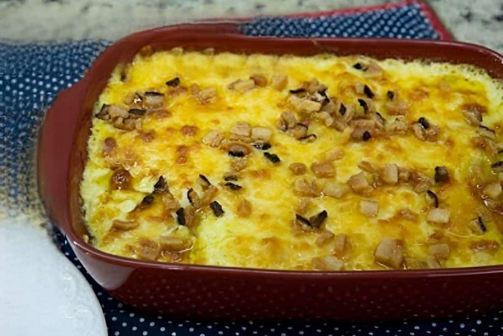 Mandioca Gratinada