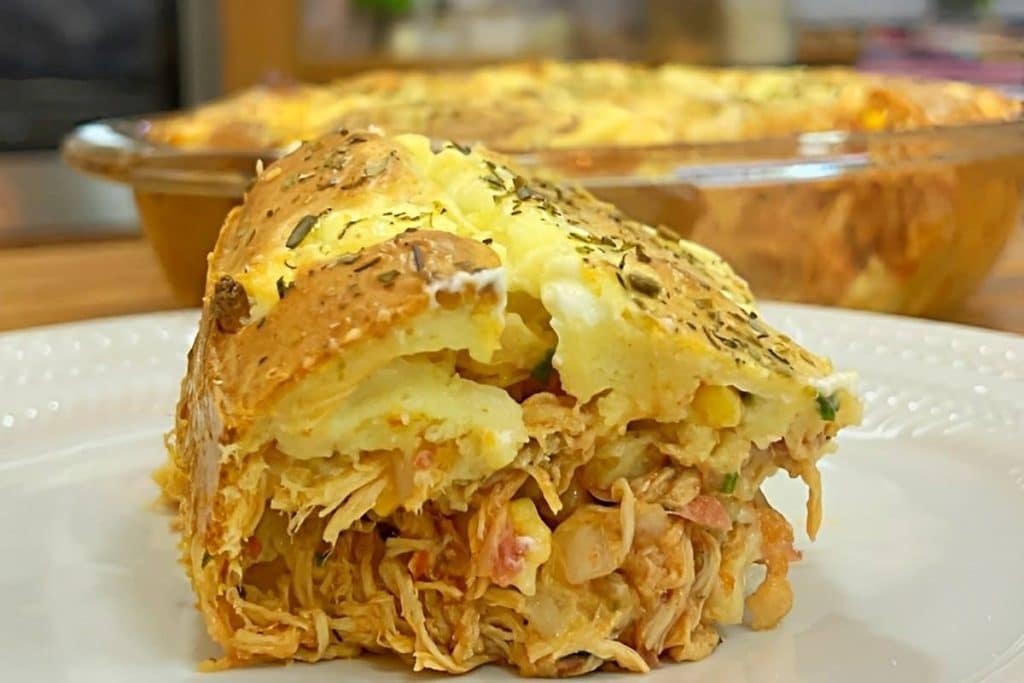 torta de frango cremosa