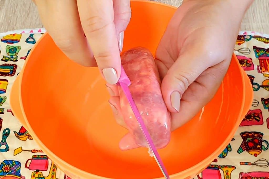 torta salgada com linguiça